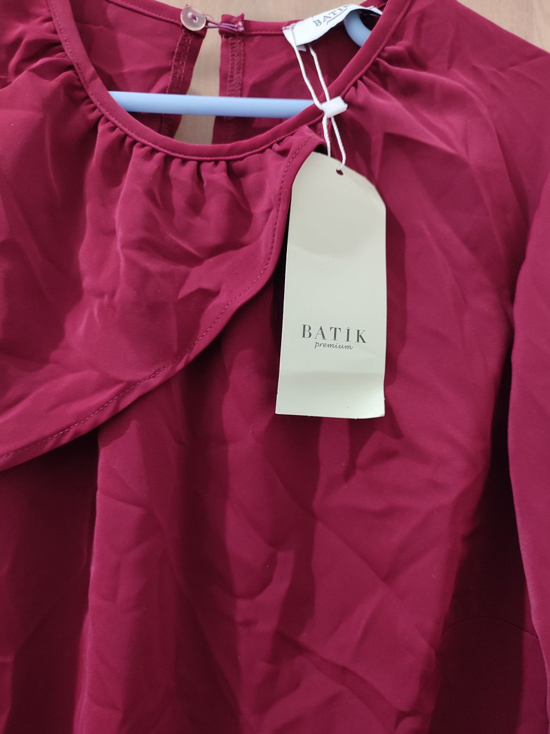 Batik Bordo Bluz — görsel 6/7