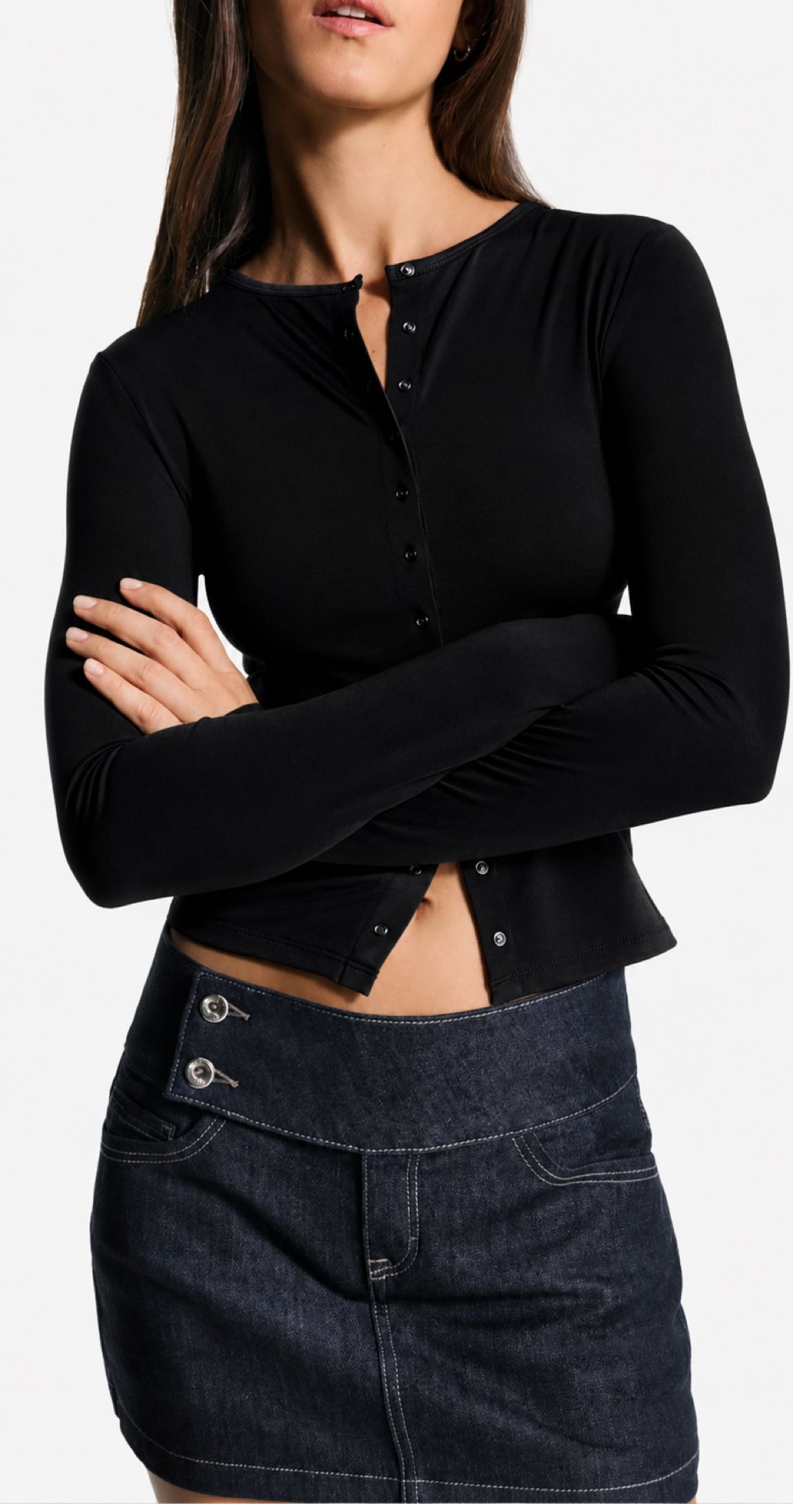 Bershka Siyah Bluz — görsel 3/3