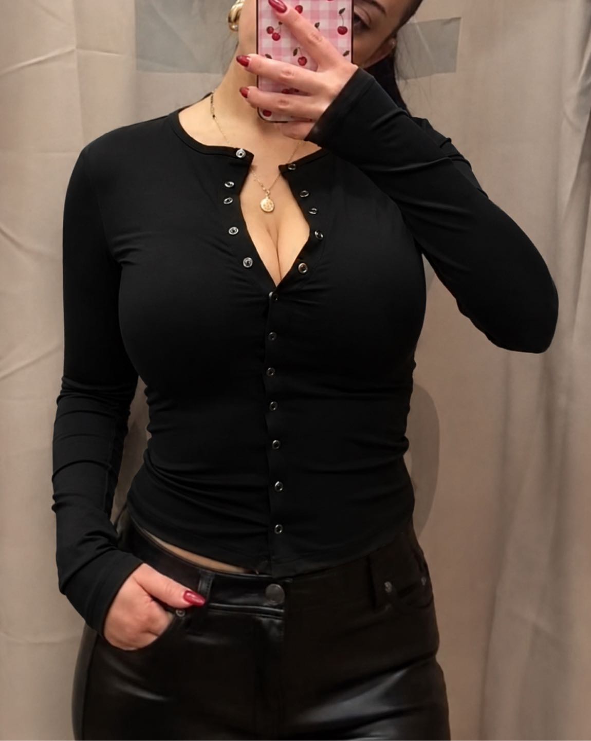 Bershka Siyah Bluz — görsel 2/3