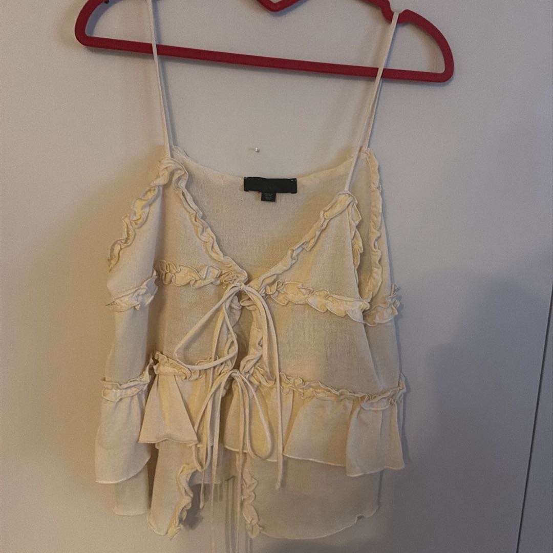 Krem Fırfırlı Büstiyer — görsel 8/8