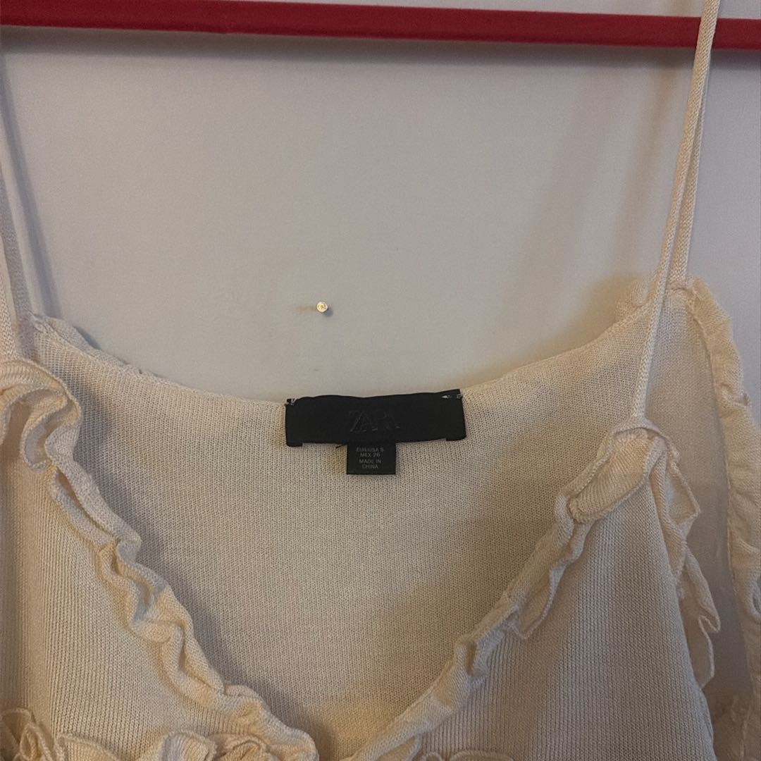 Krem Fırfırlı Büstiyer — görsel 6/8
