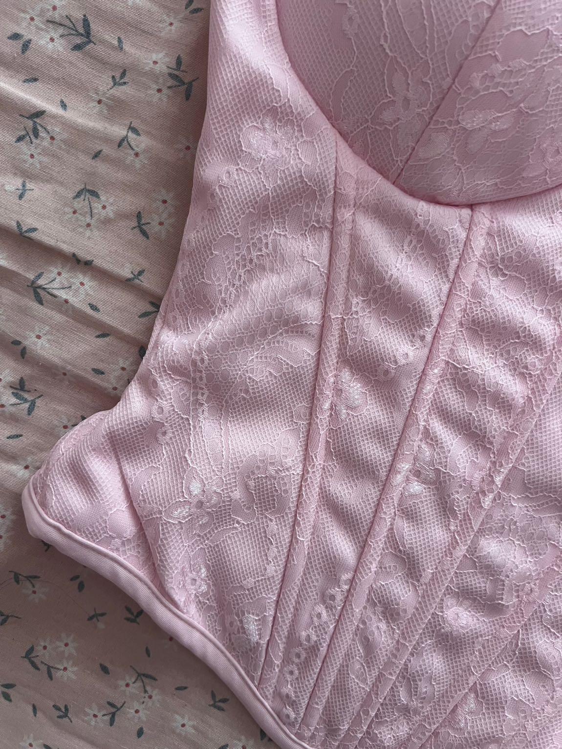 Pembe Dantelli Büstiyer — görsel 5/8