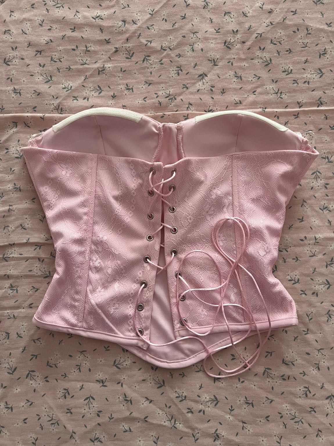 Pembe Dantelli Büstiyer — görsel 3/8