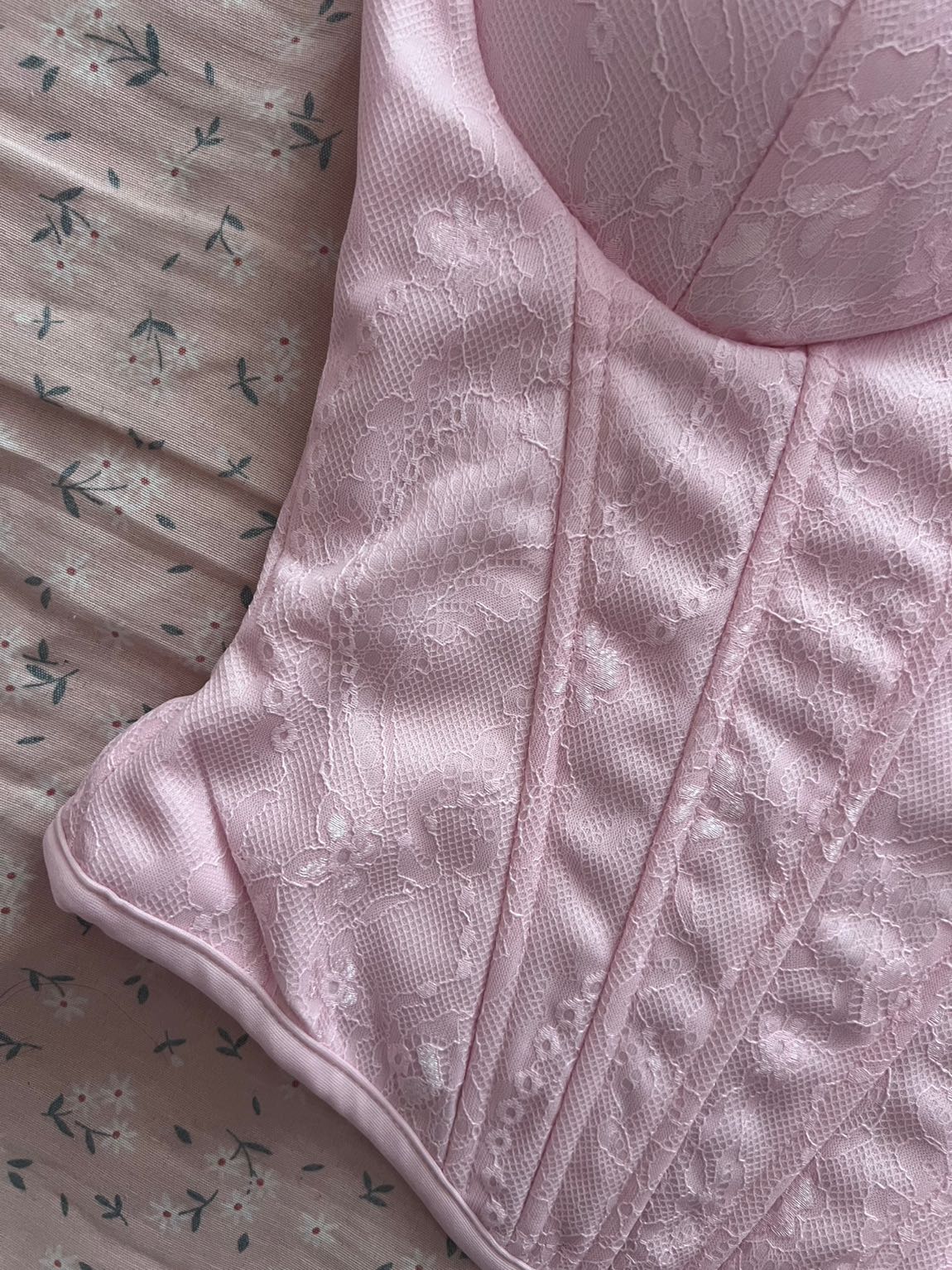 Pembe Dantelli Büstiyer — görsel 6/8