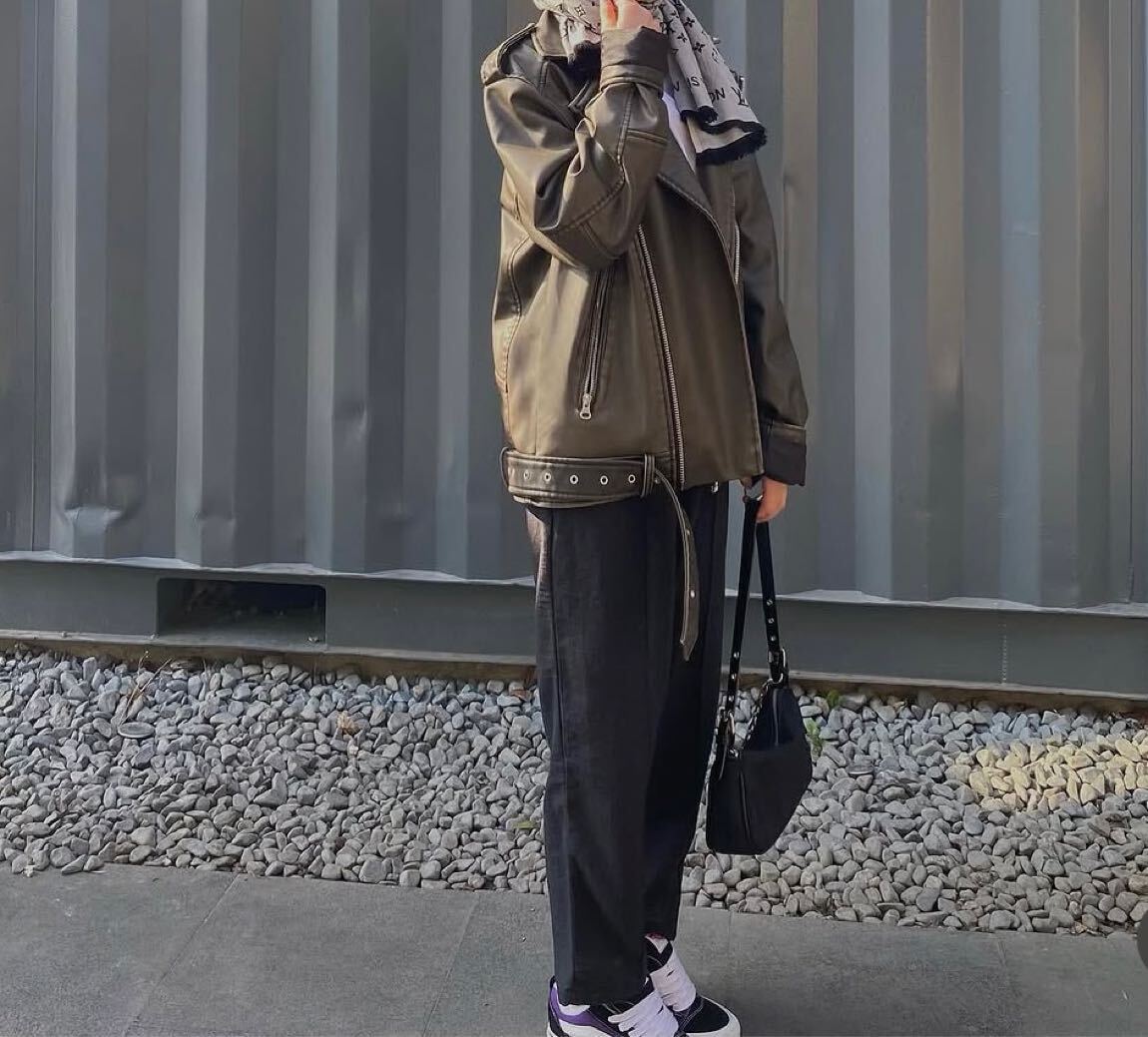 Pull & Bear Deri Ceket — görsel 10/10