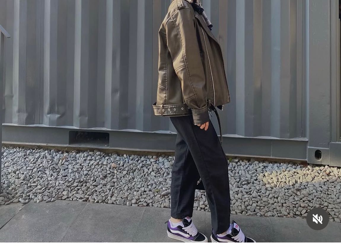 Pull & Bear Deri Ceket — görsel 9/10