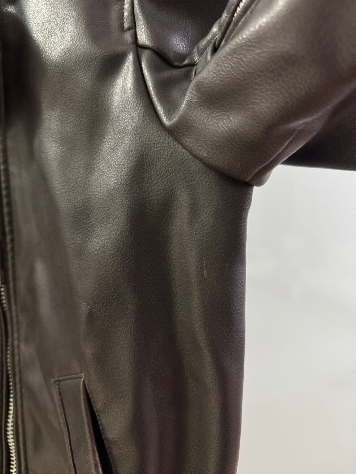 Zara Suni Deri Ceket — görsel 6/10