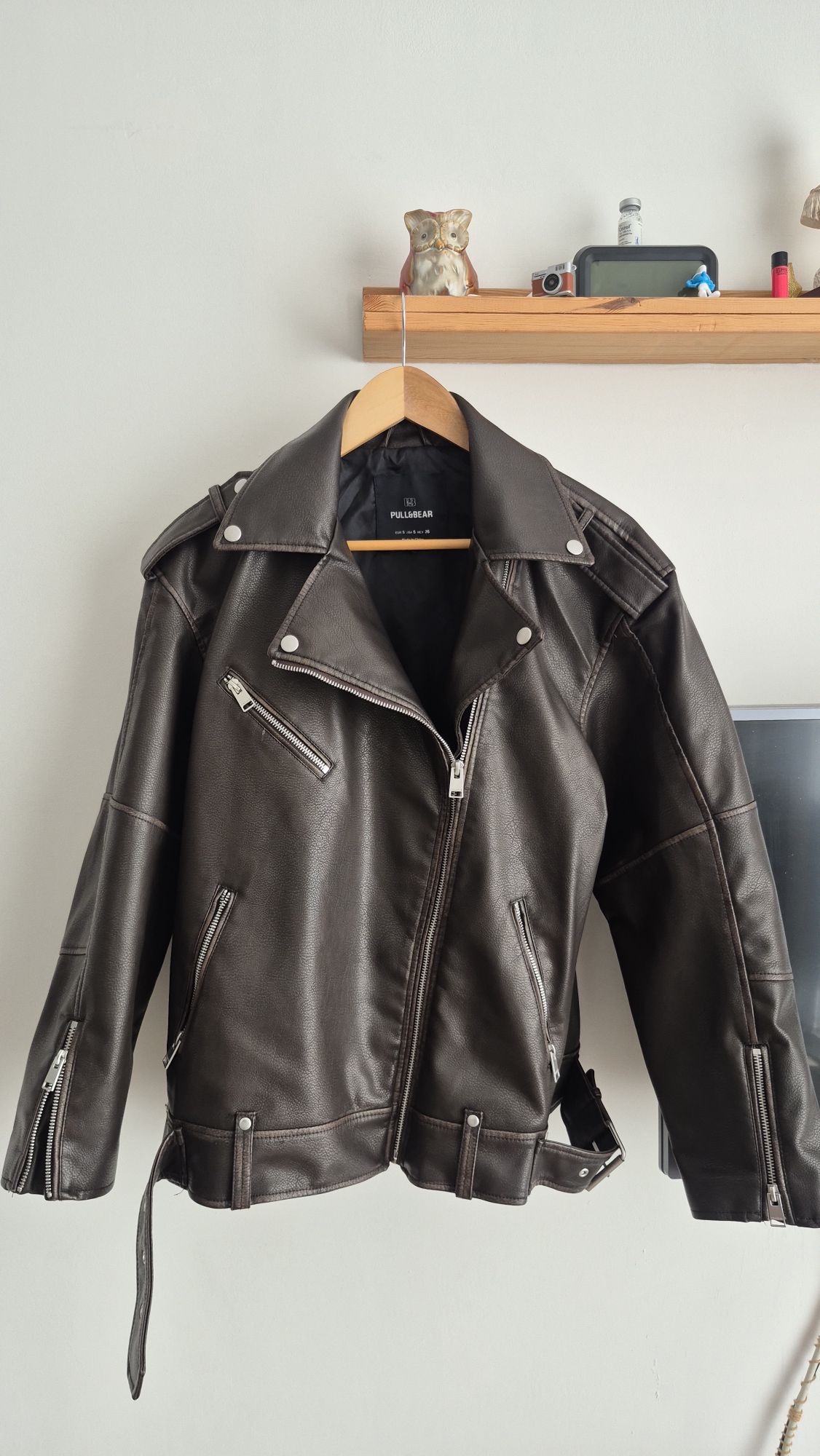 Pull & Bear Deri Ceket — görsel 3/7