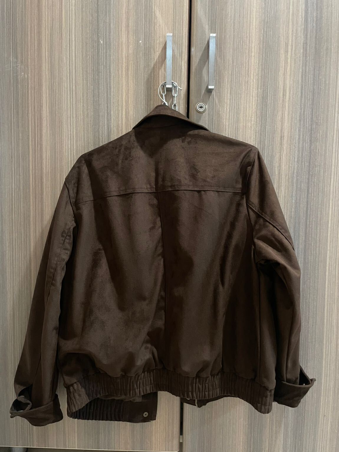 Zara suni süet bomber ceket — görsel 3/3