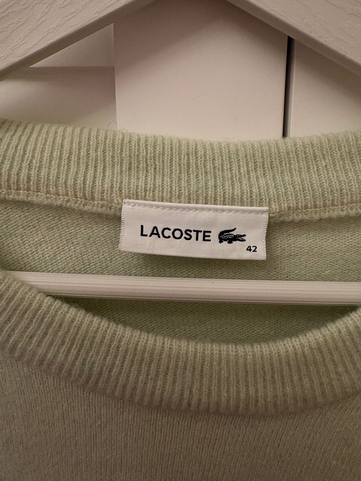 Lacoste su yeşili yün kazak — görsel 3/4
