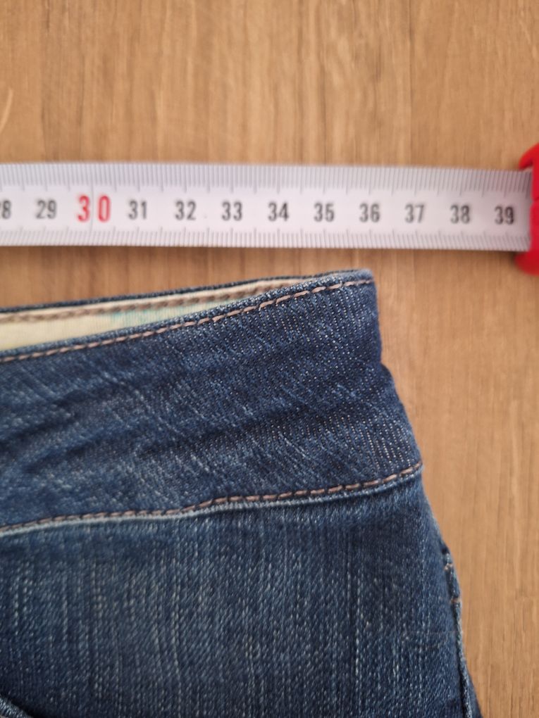 Y2K Mavi Jeans Mini Kot Etek S — görsel 11/13