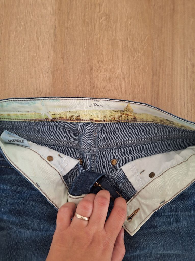 Y2K Mavi Jeans Mini Kot Etek S — görsel 5/13