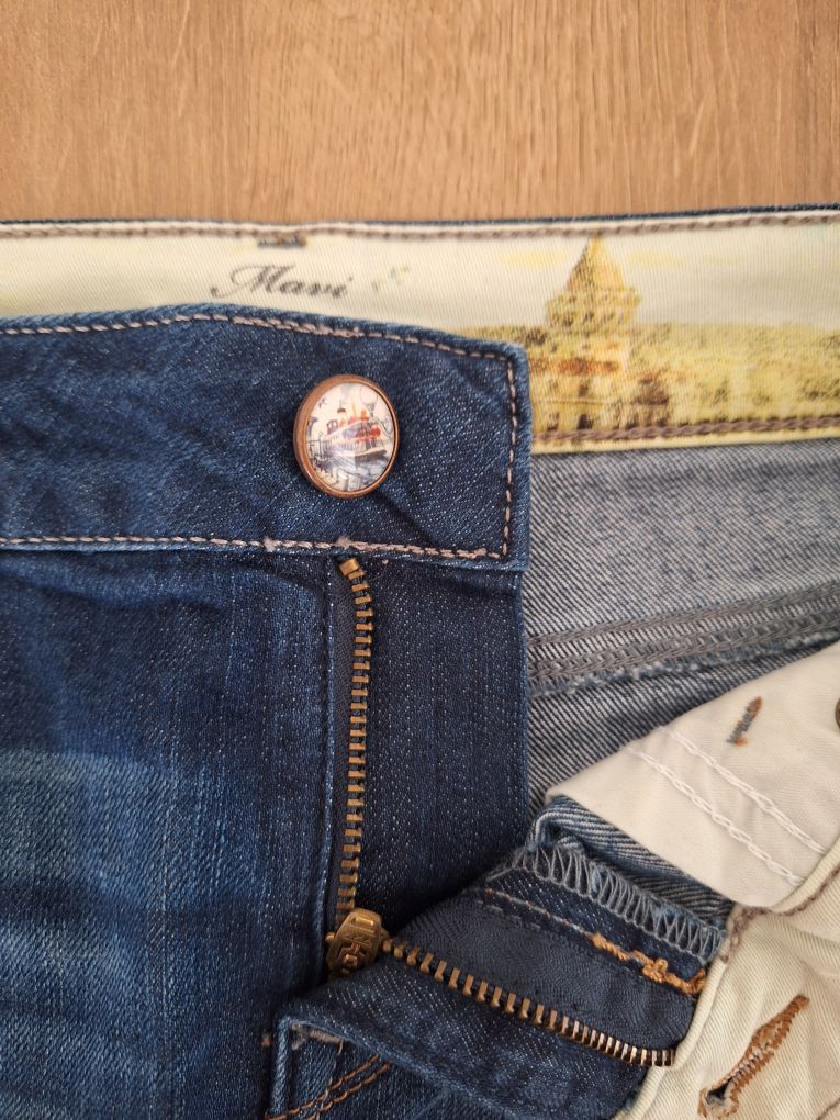 Y2K Mavi Jeans Mini Kot Etek S — görsel 4/13