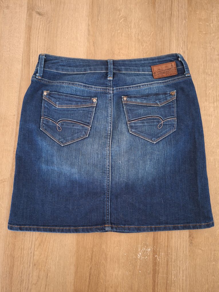 Y2K Mavi Jeans Mini Kot Etek S — görsel 3/13