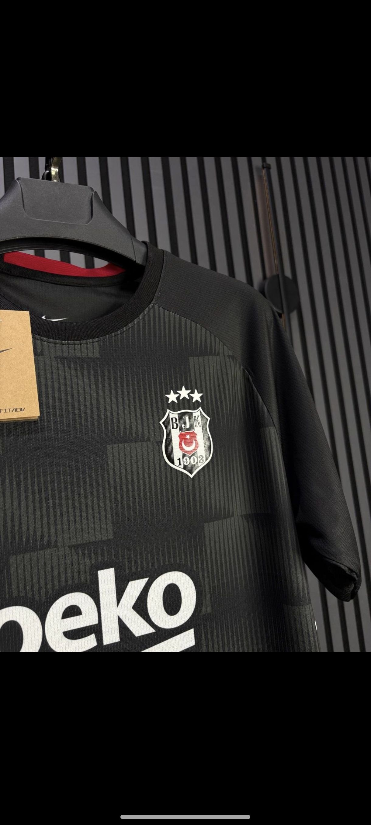 Beşiktaş Yeni Sezon Siyah Forma — görsel 4/6