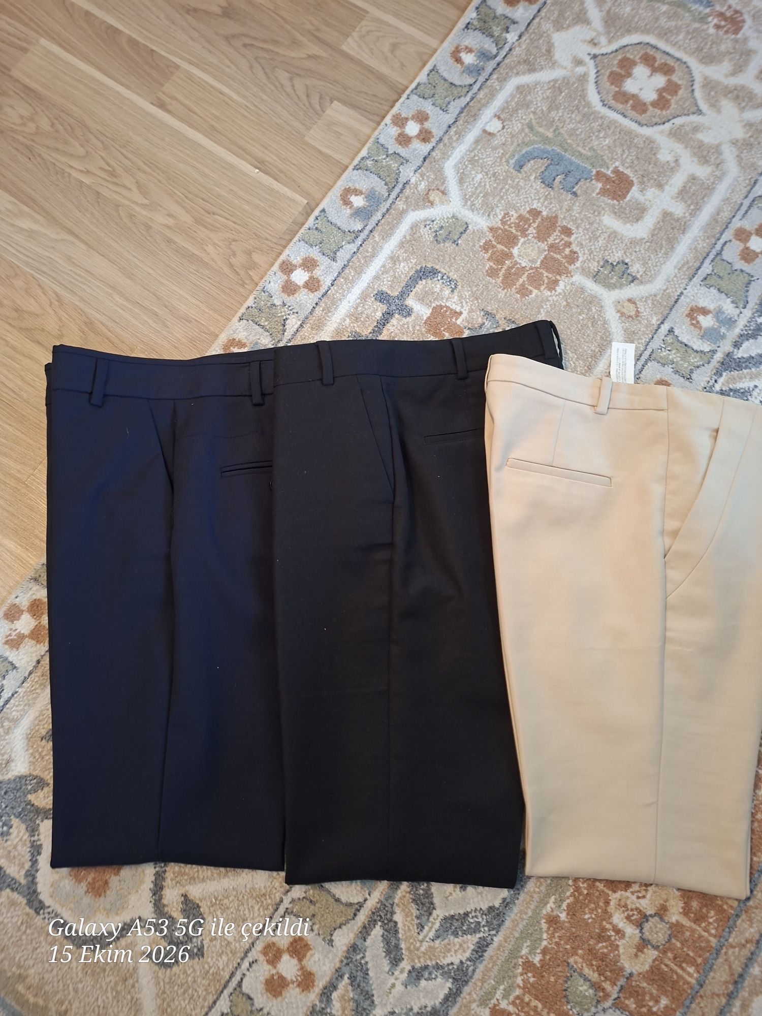 3 Adet Kumas Pantolon — görsel 2/5