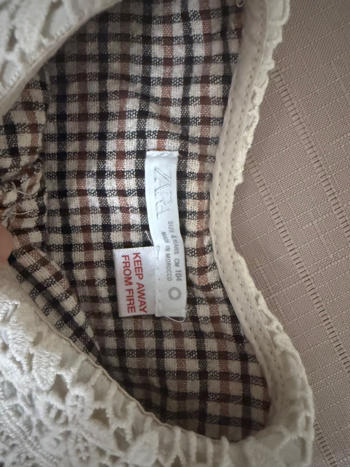 Zara bebe yaka Çizgili Gömlek — görsel 3/6