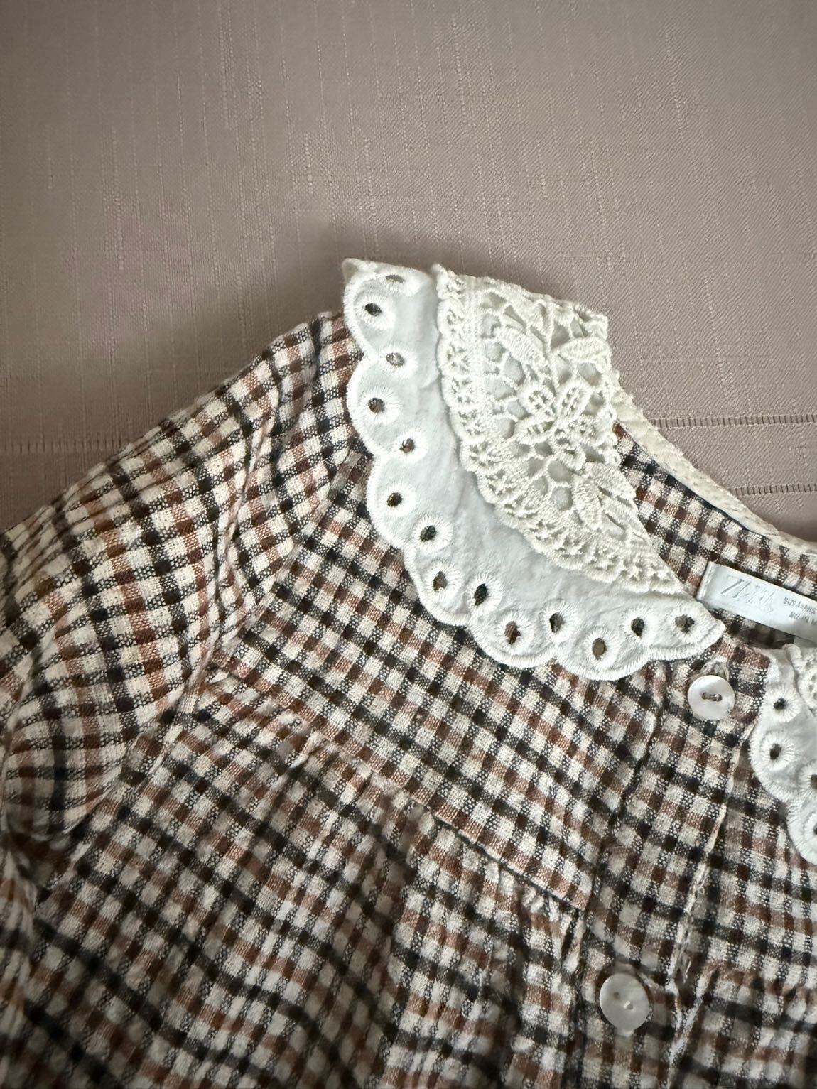 Zara bebe yaka Çizgili Gömlek — görsel 2/6