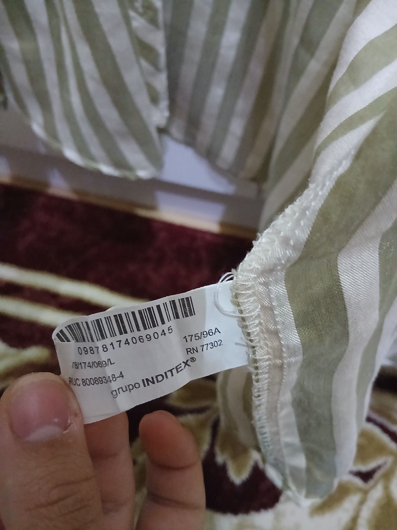 Zara çizgili gömlek — görsel 4/4