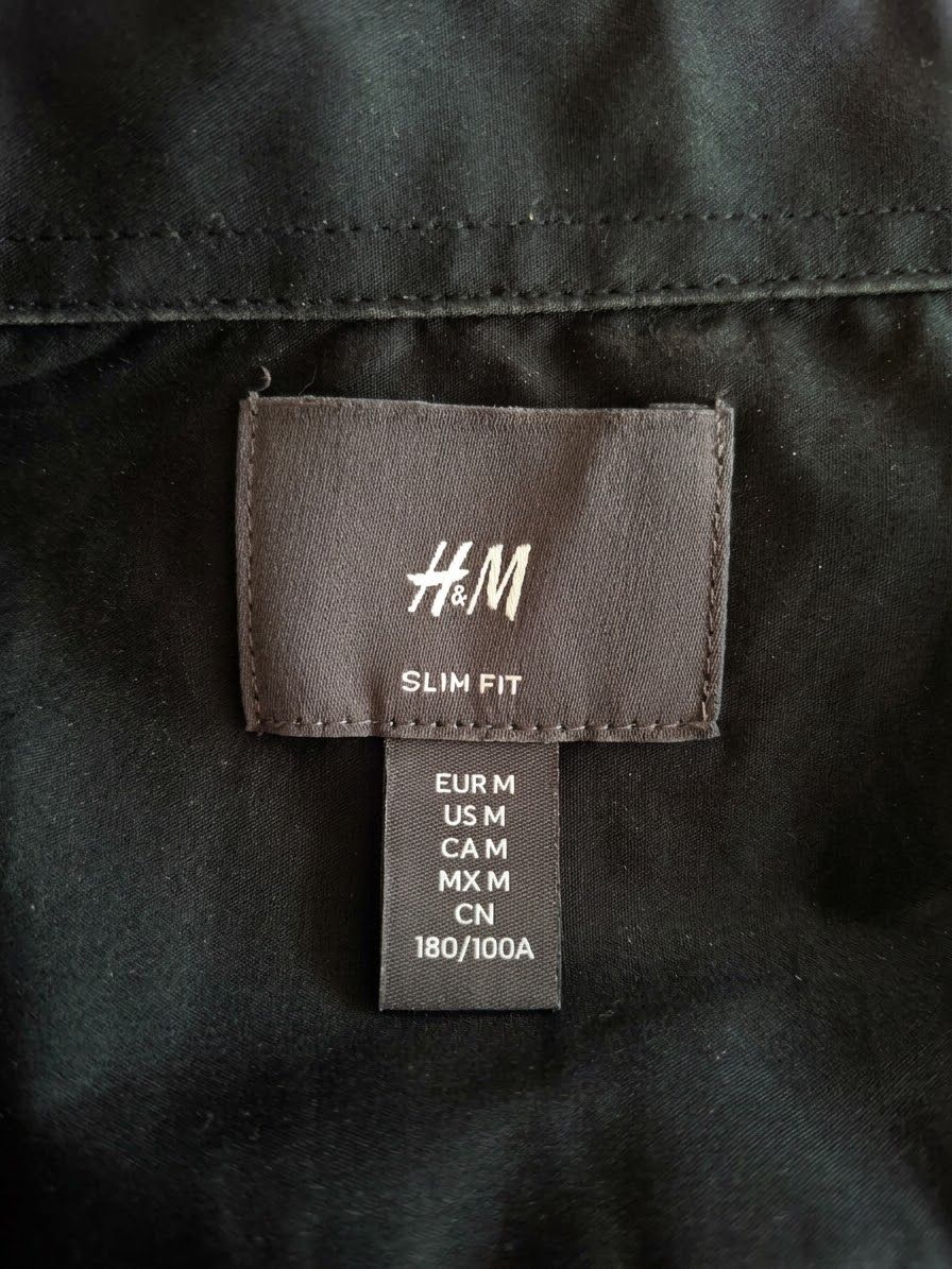 H&M marka Erkek Siyah Gömlek — görsel 4/6