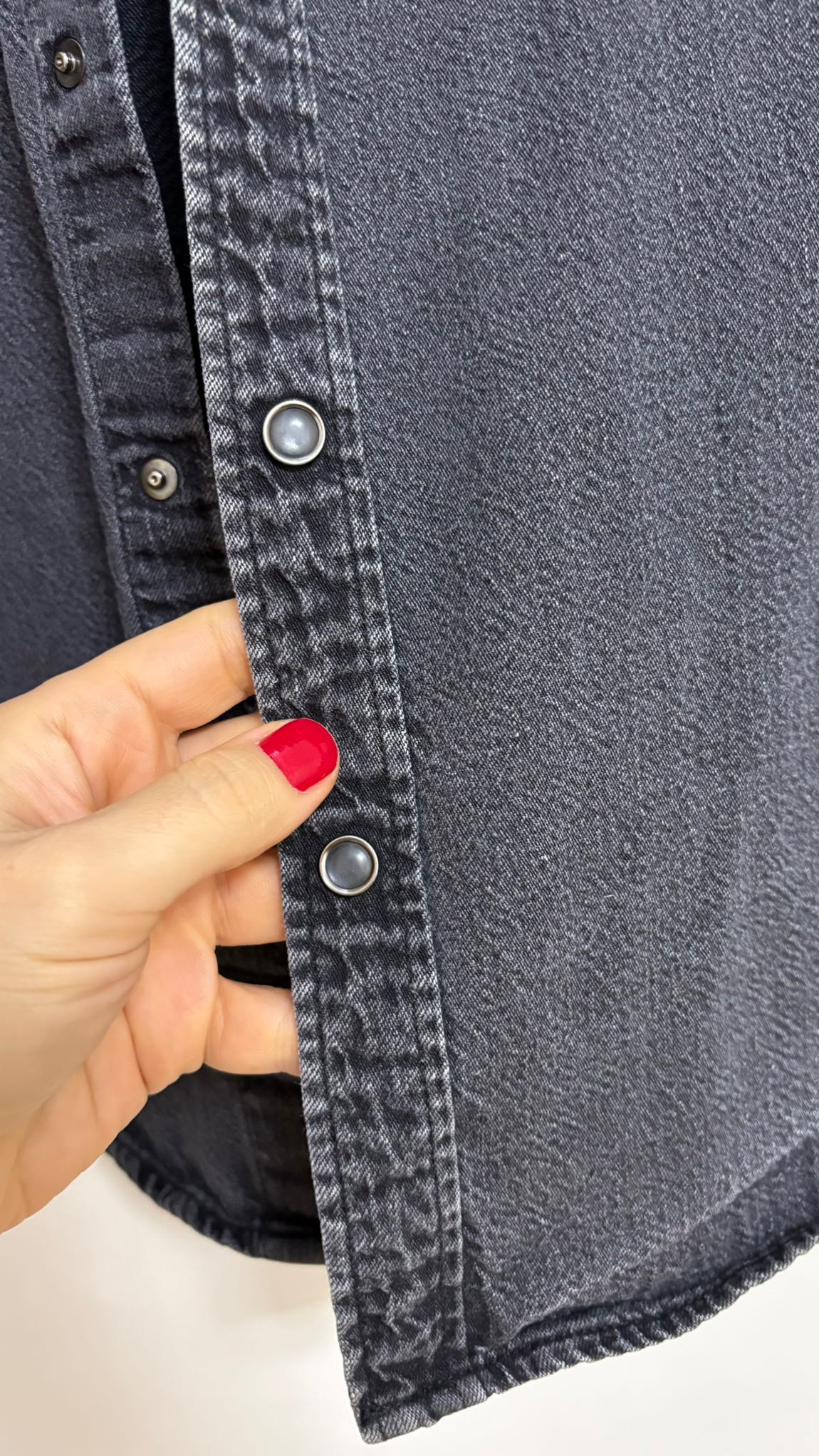 Levi's Siyah Denim Gömlek — görsel 4/5