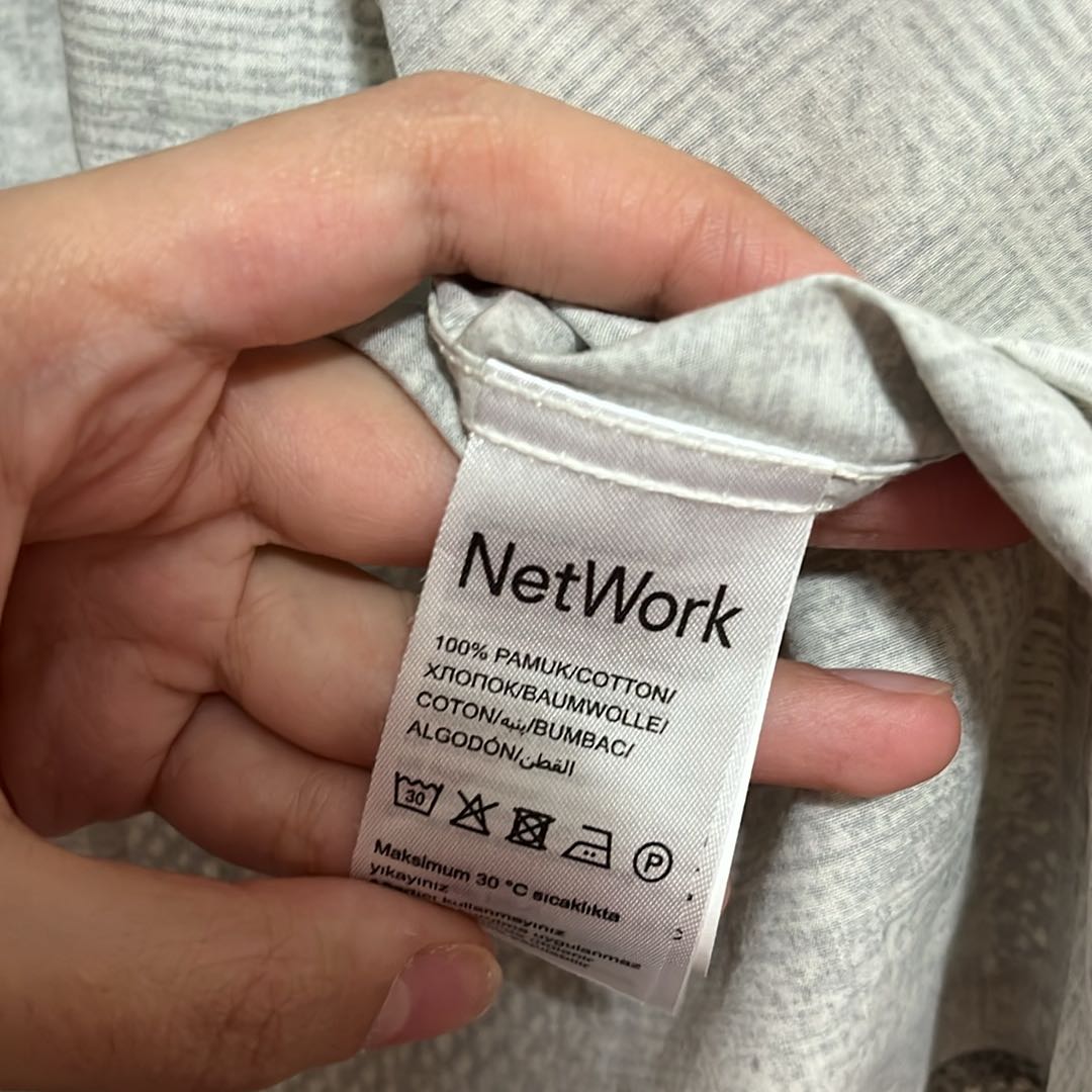 Network Desenli Gömlek — görsel 3/9