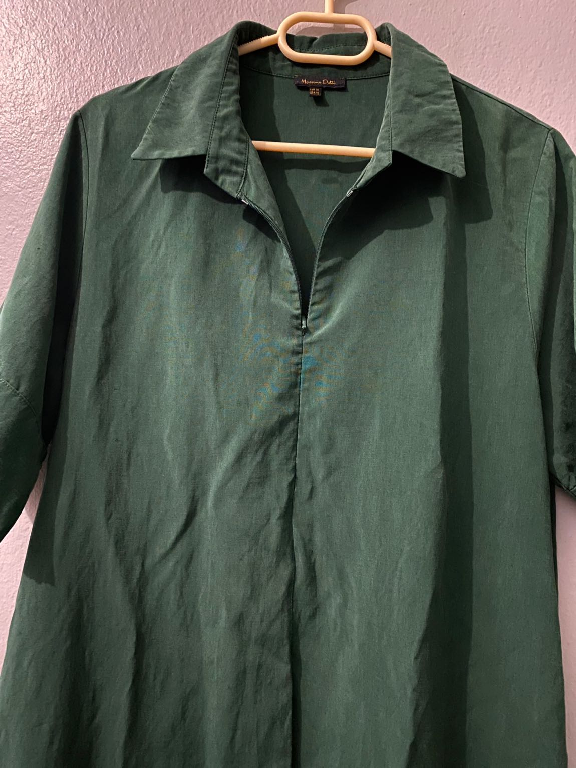 Massimo dutti Yeşil Gömlek Elbise — görsel 4/6