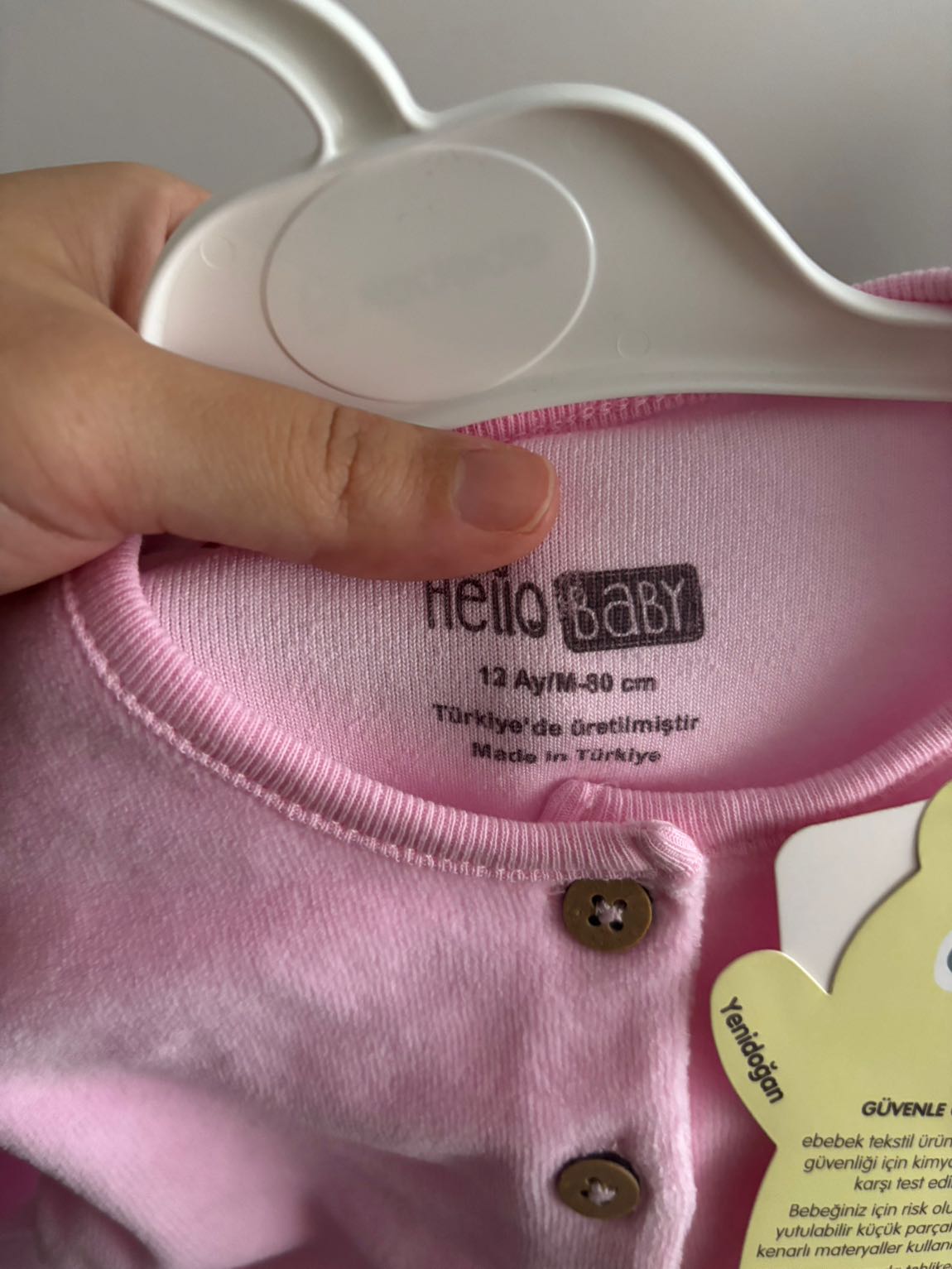 Pembe Tüllü Kız Bebek Elbise — görsel 3/3