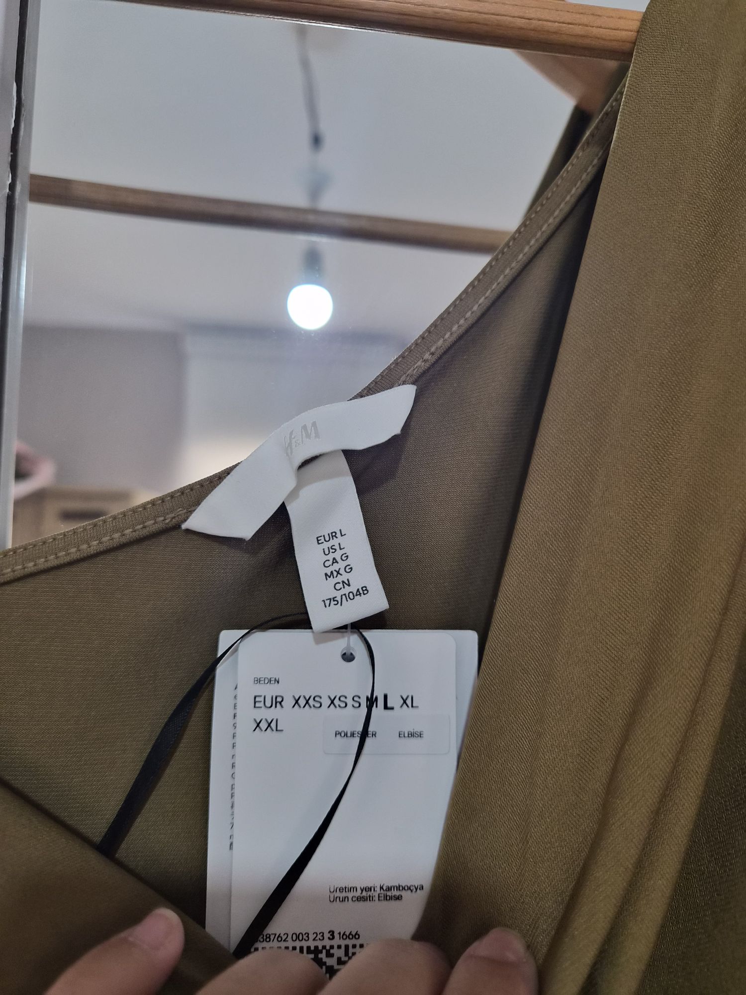 Haki H&M Elbise — görsel 3/5