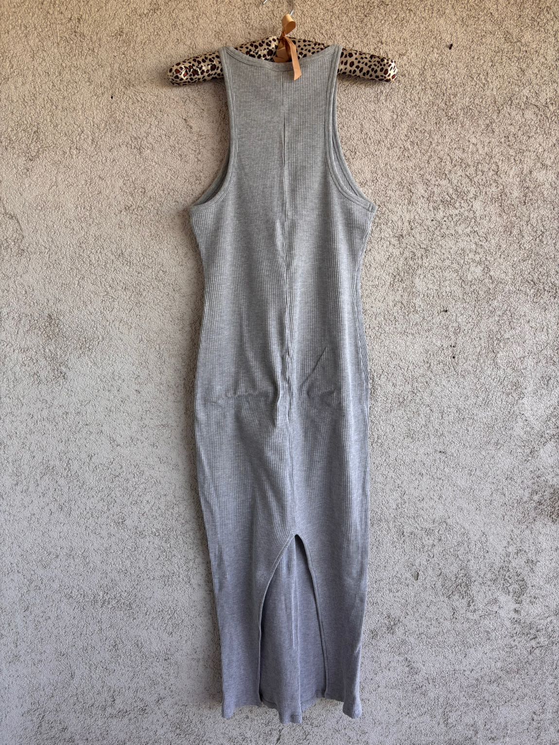 Gri halter yaka elbise — görsel 5/6