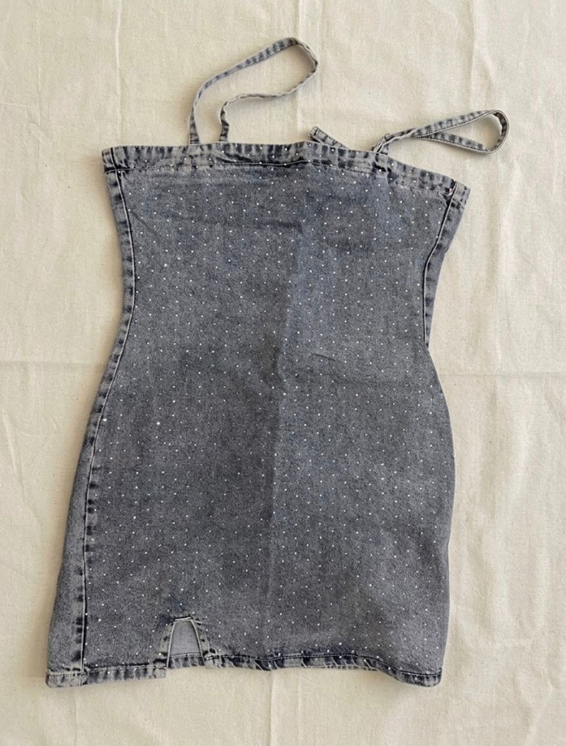 Denim Mini Elbise — görsel 2/2