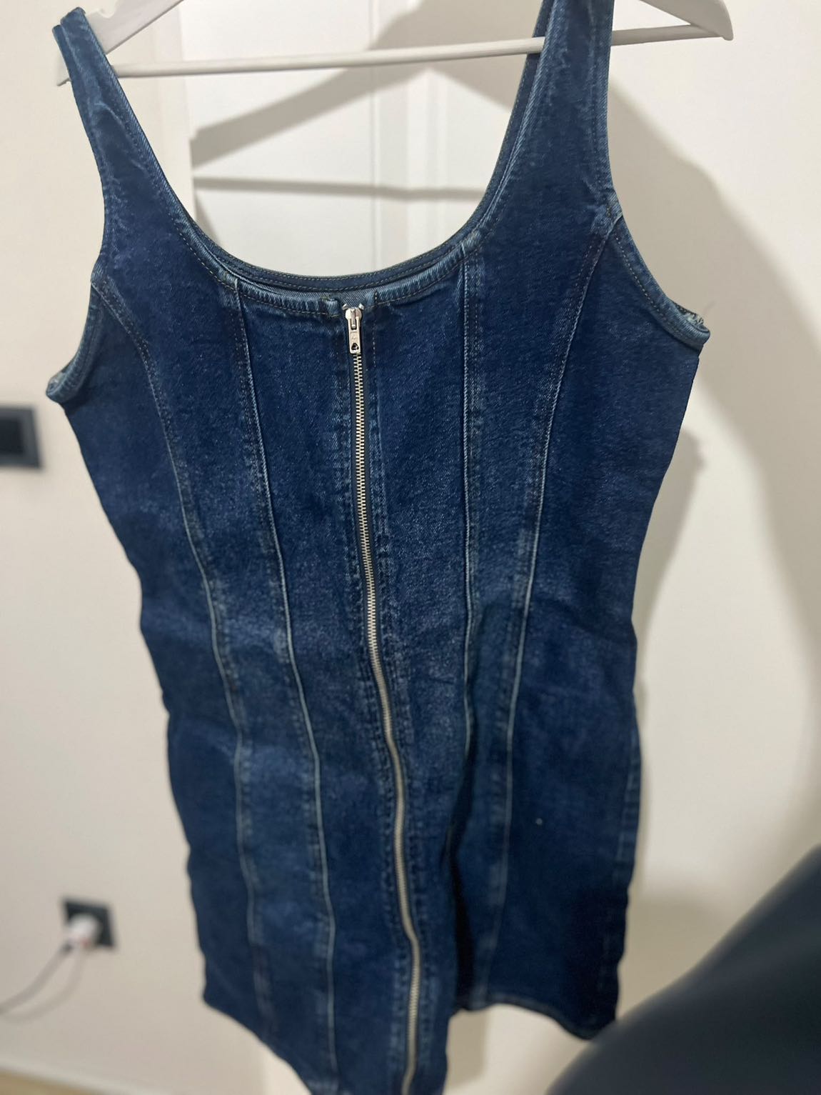Denim Kot Elbise — görsel 3/4