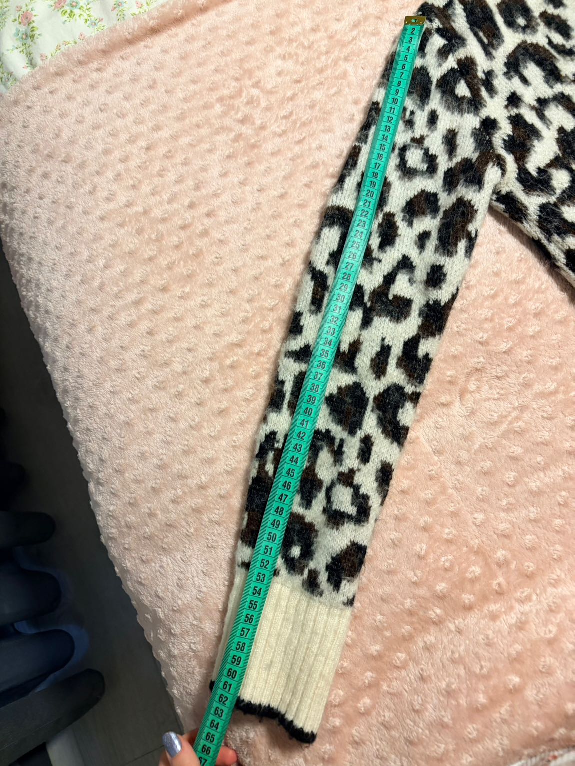 Leopar Desenli Hırka — görsel 8/8