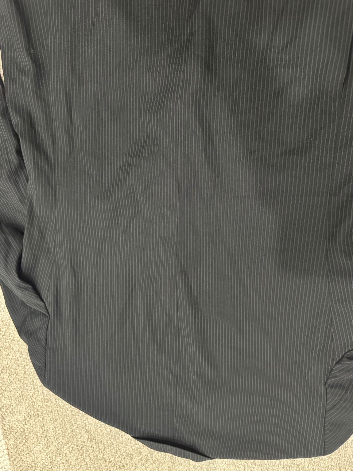 Siyah Çizgili Blazer ceket takımı — görsel 6/7