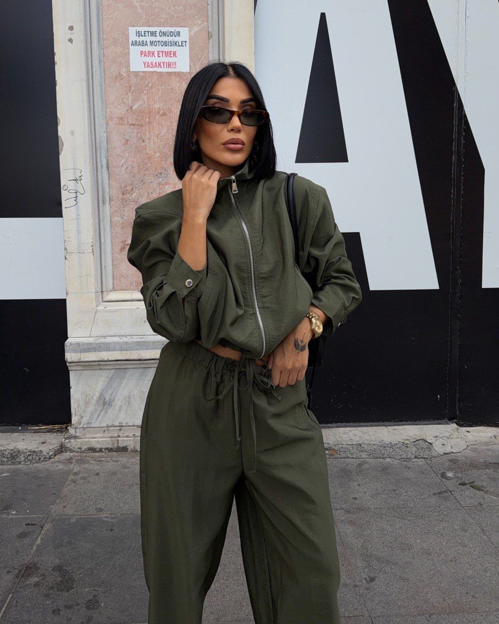 Zara Model Fermuarlı Paraşüt Takım M — görsel 12/16