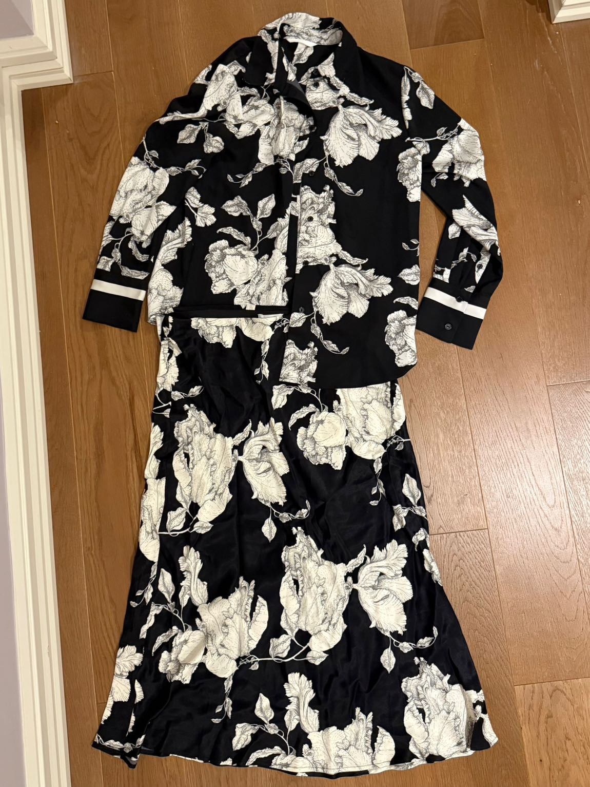 H&M gömlek etek takım — görsel 4/5