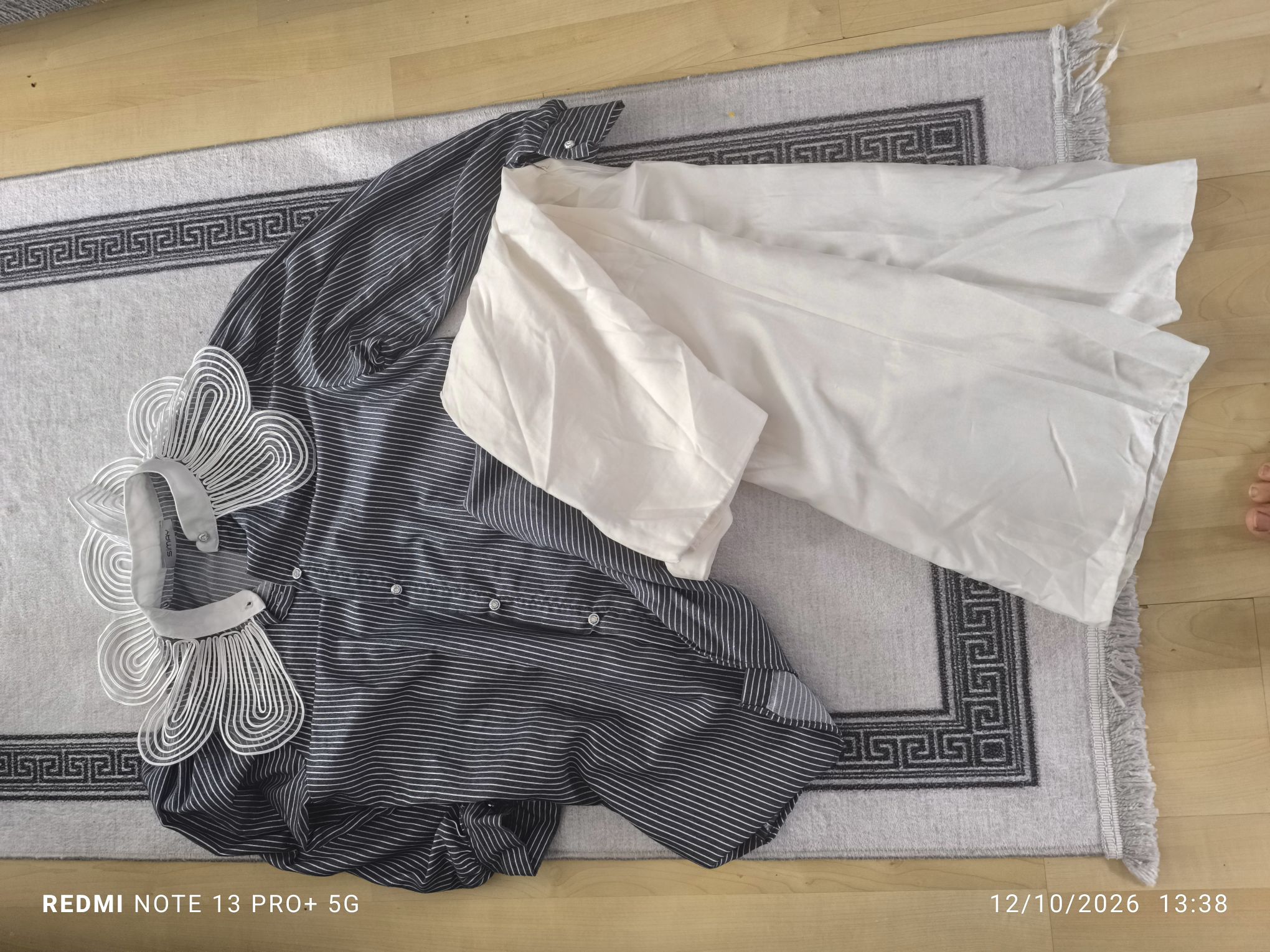 Çizgili Tunik ve pantolon — görsel 3/3