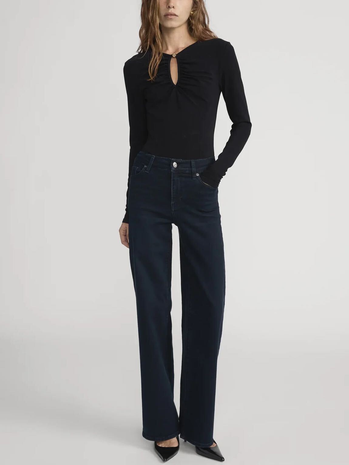 Frame Le Slim Palazzo Jean 💙 — görsel 2/9