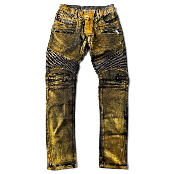 balmain biker waxed rick owens dior hedi — görsel 5/8