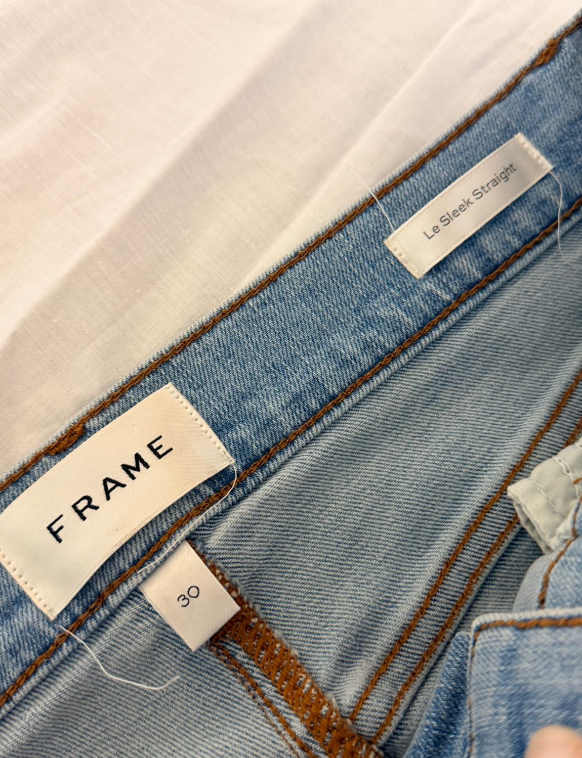 Frame Denim Le Sleek Straight Jeans 🩵 — görsel 9/11