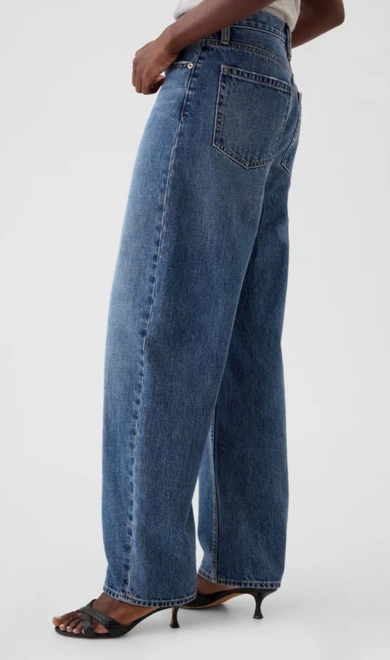 Gap Barrel High Rise Kot Pantolon — görsel 4/8