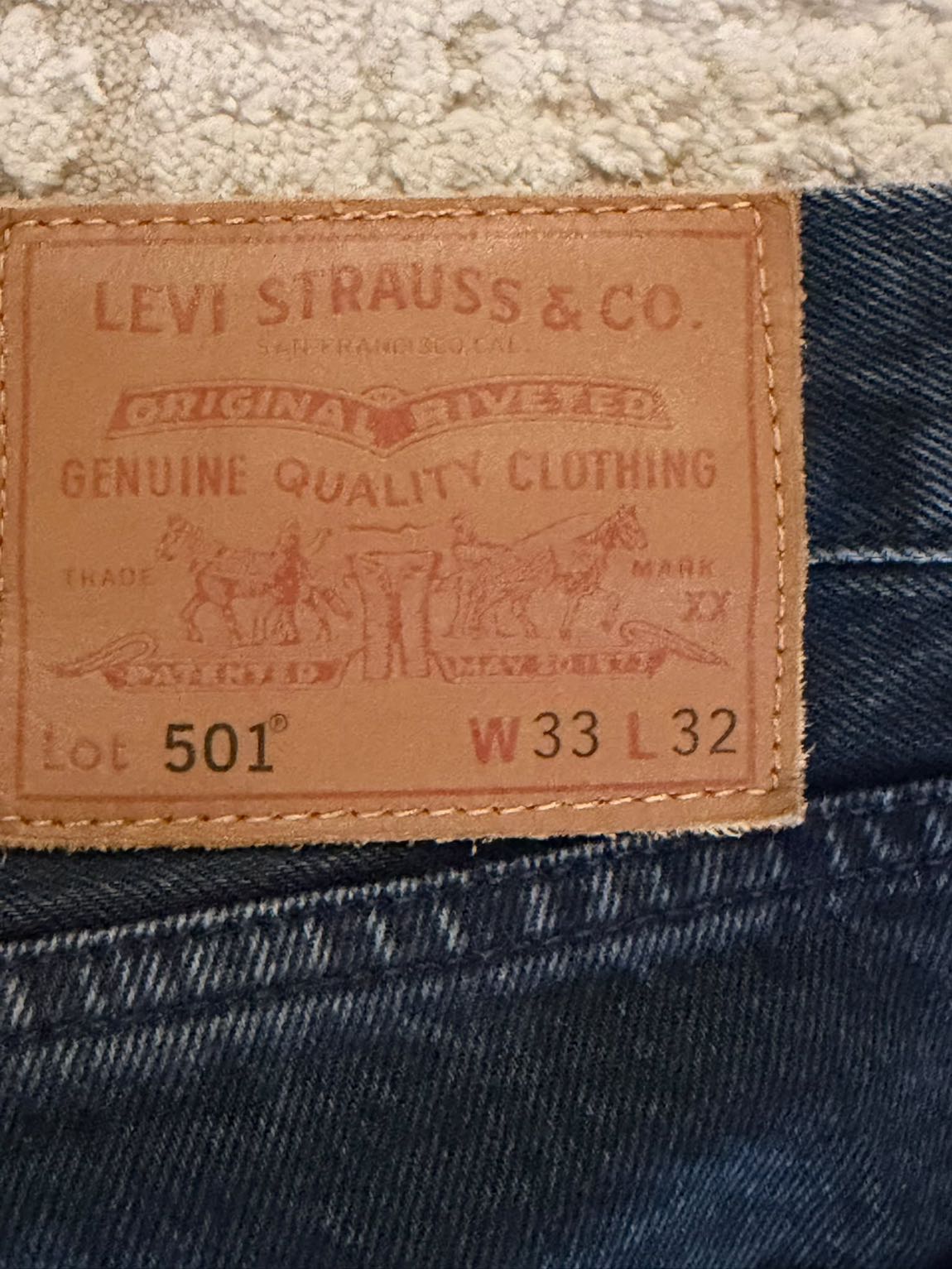Levi's Lacivert Jean Pantolon — görsel 8/8
