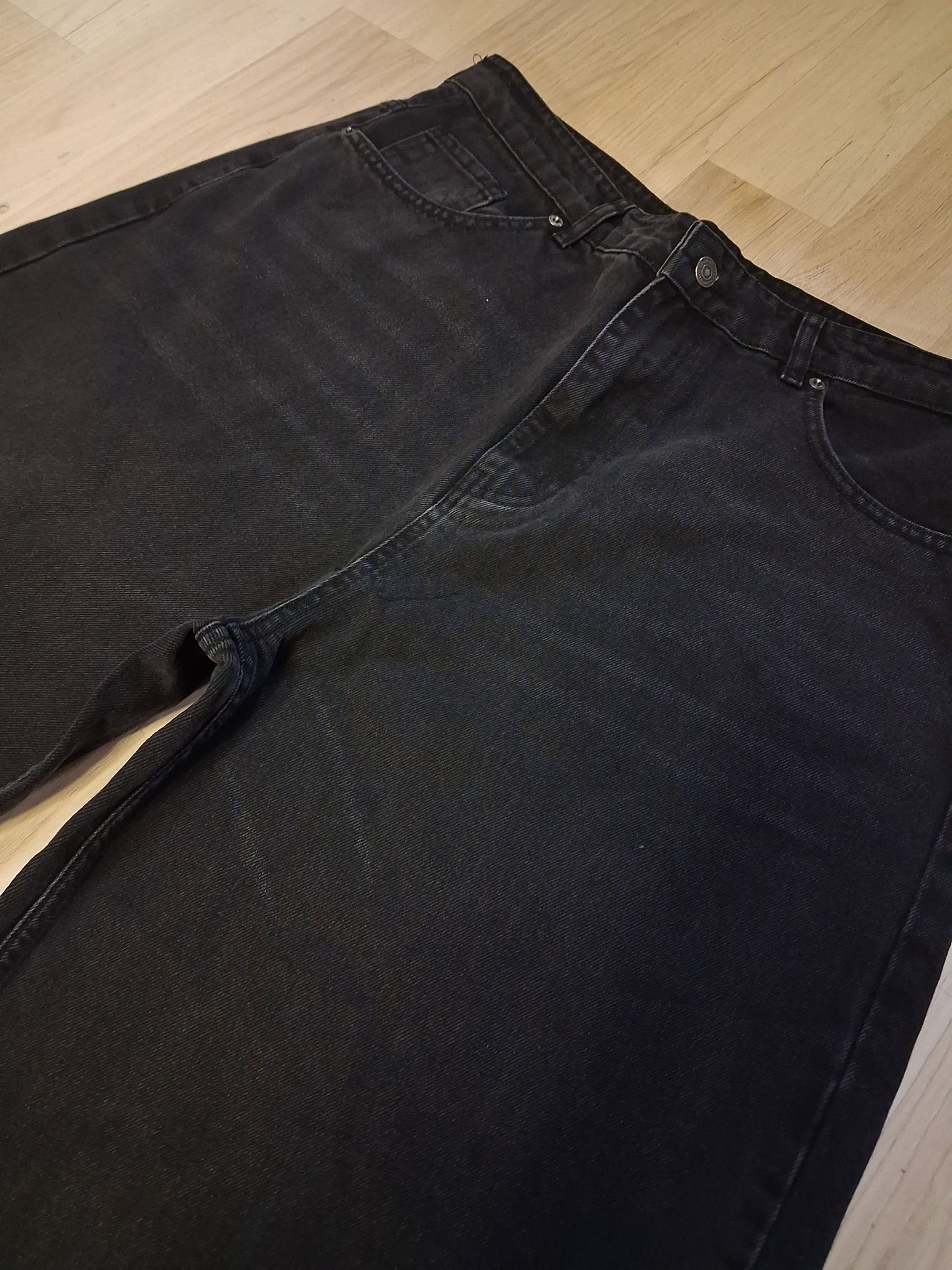 Erkek Baggy Bool Siyah Fit Jean Pantolon — görsel 13/14