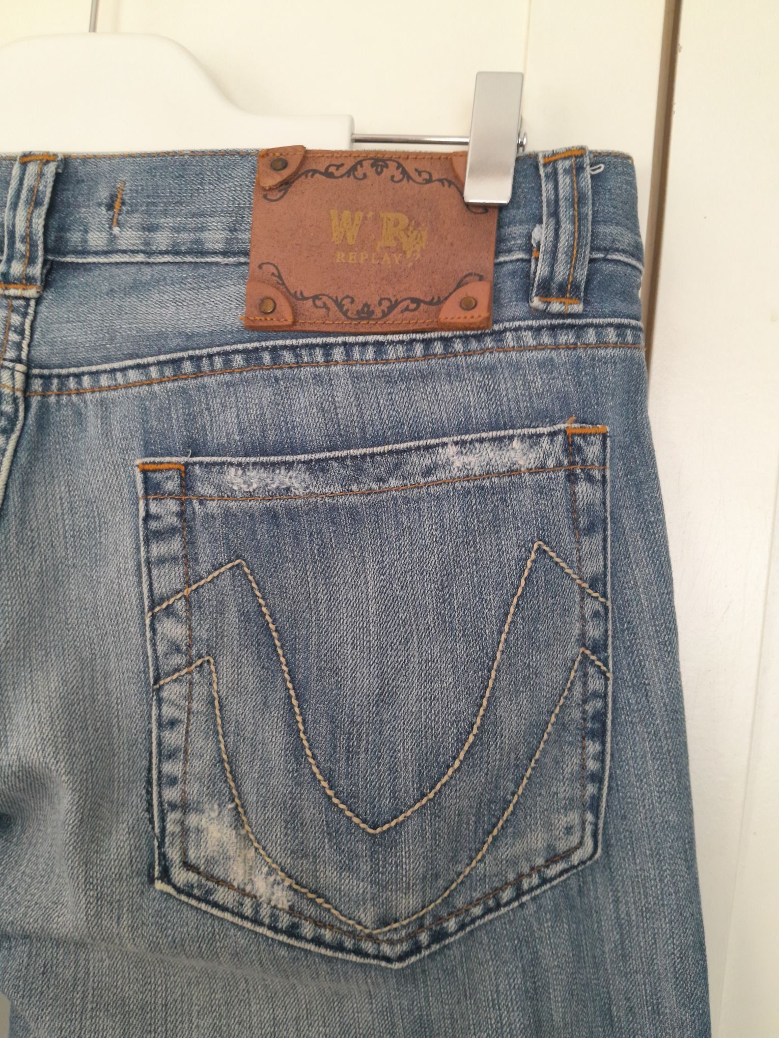 Replay Vintage Y2K Jean Pantolon 34 Bede — görsel 6/12