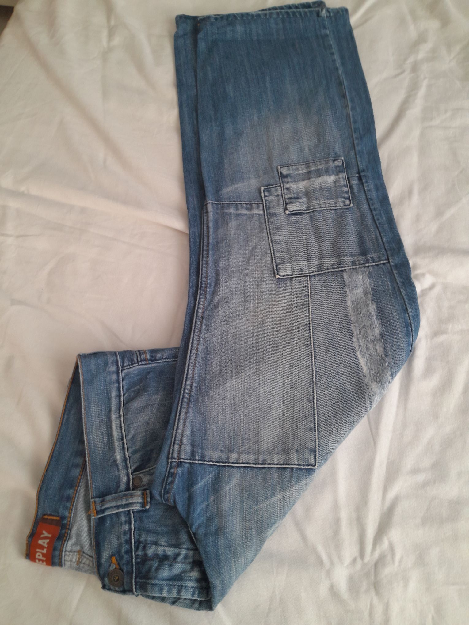 Replay Vintage Y2K Jean Pantolon 34 Bede — görsel 8/12