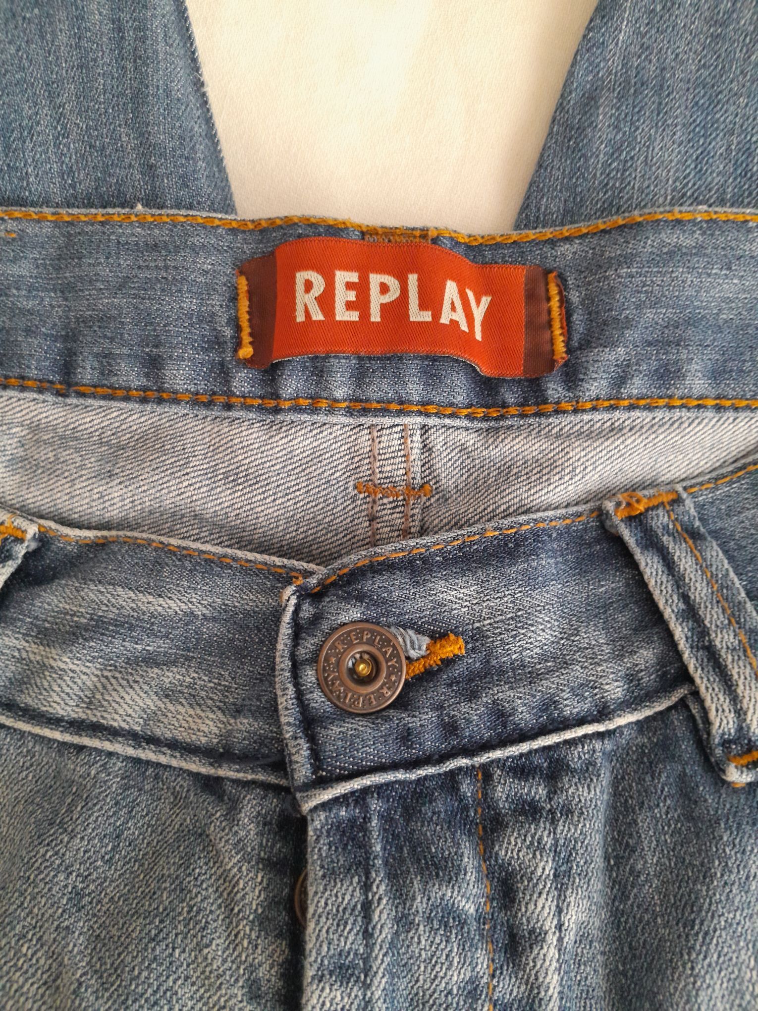 Replay Vintage Y2K Jean Pantolon 34 Bede — görsel 9/12