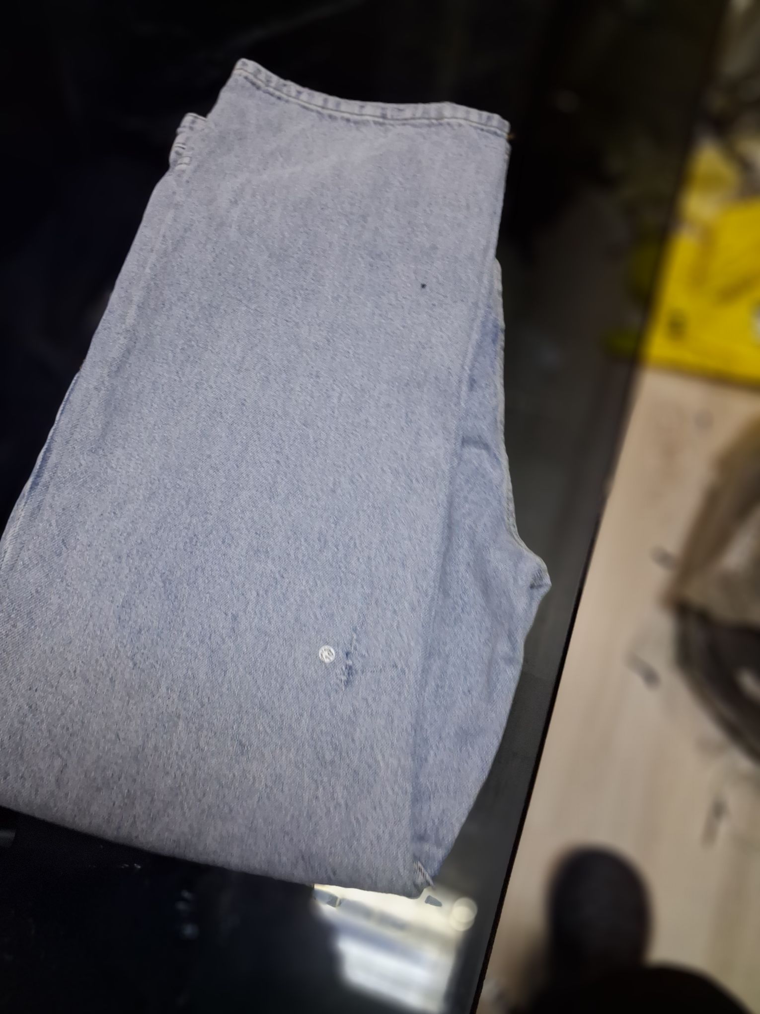 Erkek Baggy Açık Mavi Kot Pantolon — görsel 3/12