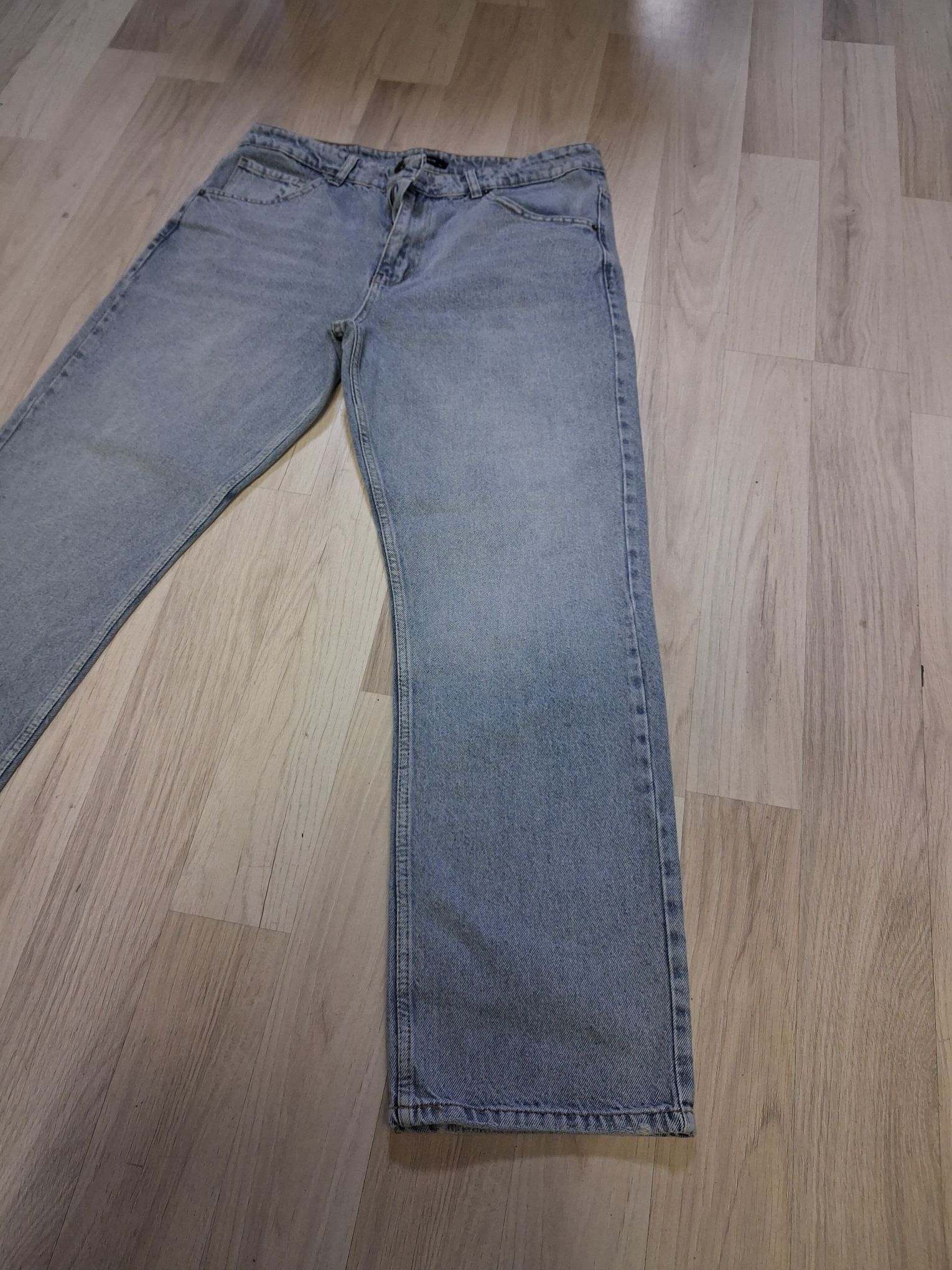 Erkek Baggy Açık Mavi Kot Pantolon — görsel 12/12
