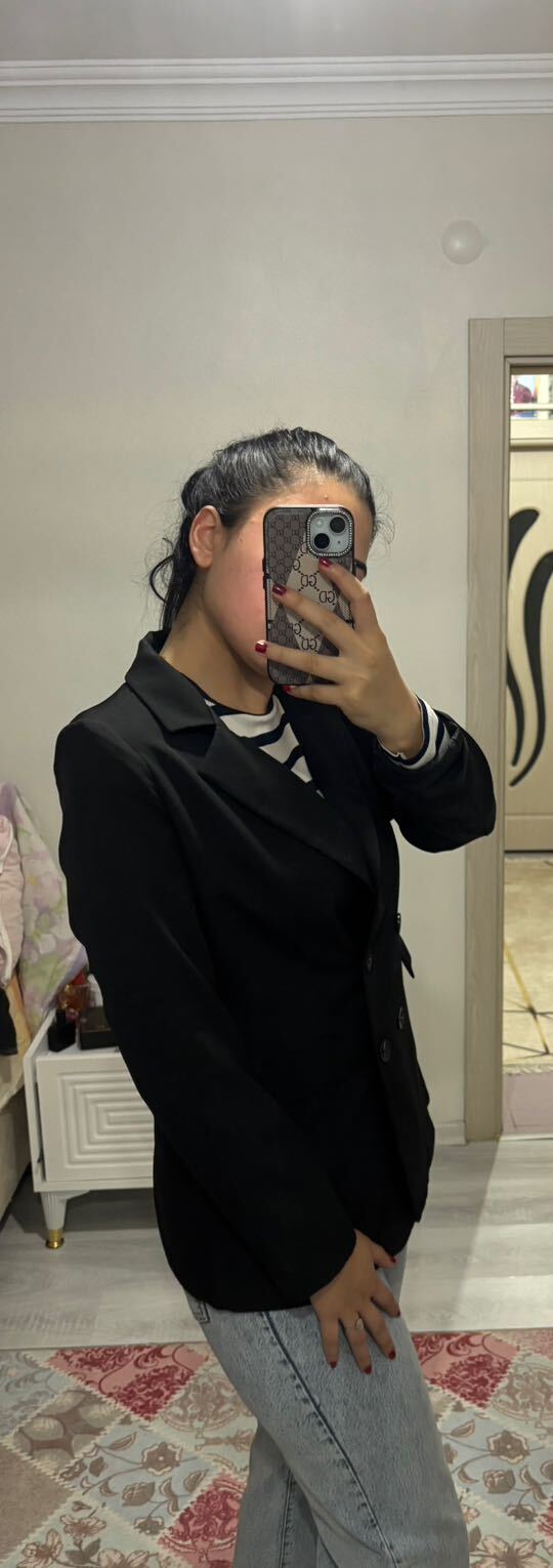Siyah Blazer Ceket — görsel 2/4