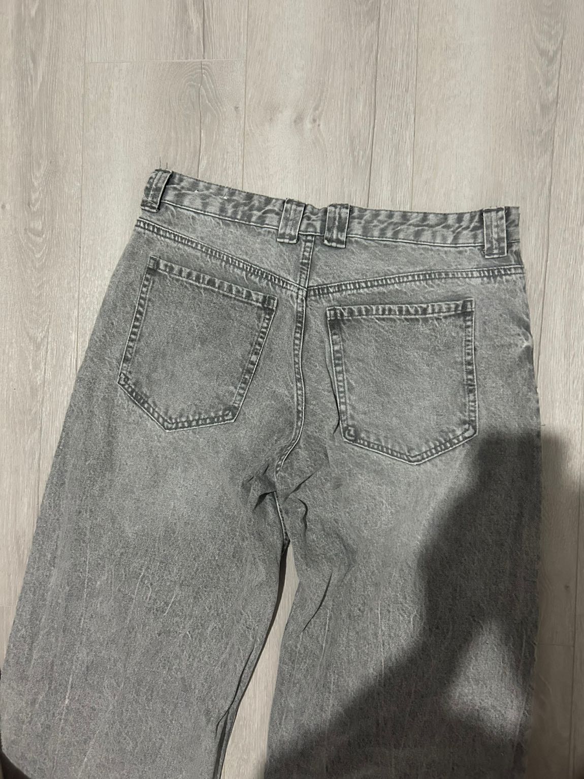 Bershka Gri Jean Pantolon — görsel 13/19
